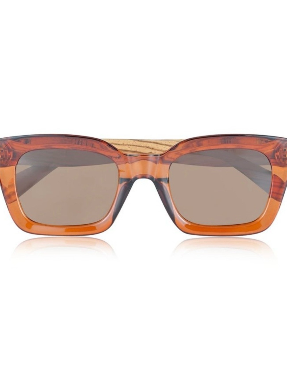 Antalya Polarized Sunglasses Burgundy/Brown